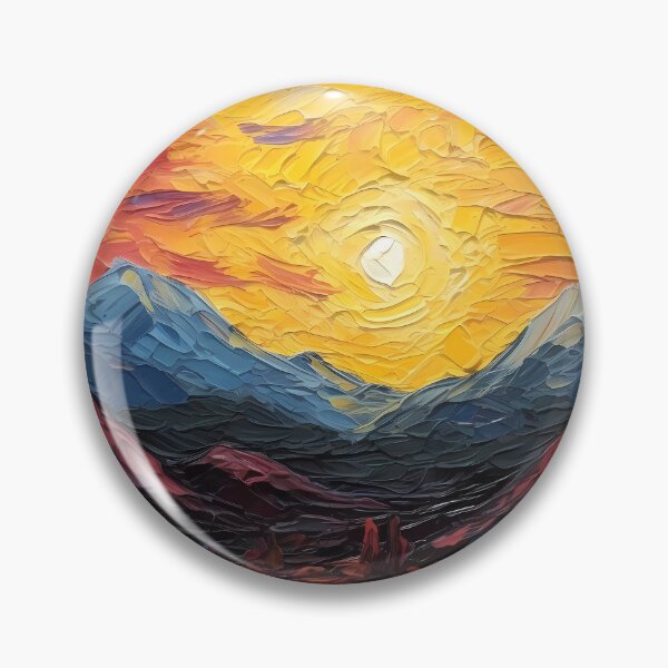 Item preview, Mountain artistic sense texture impasto brush strokes abstract decorative painting 02 designed and sold by UnaWu533.