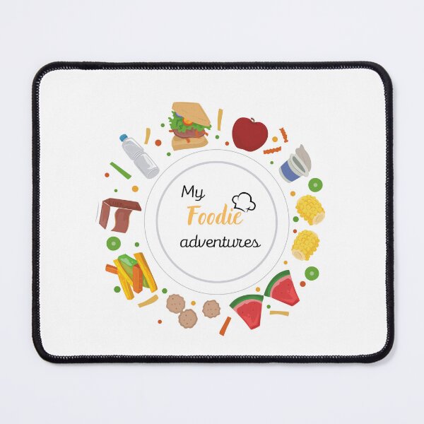 Item preview, My foodie adventures designed and sold by Dwarf7.