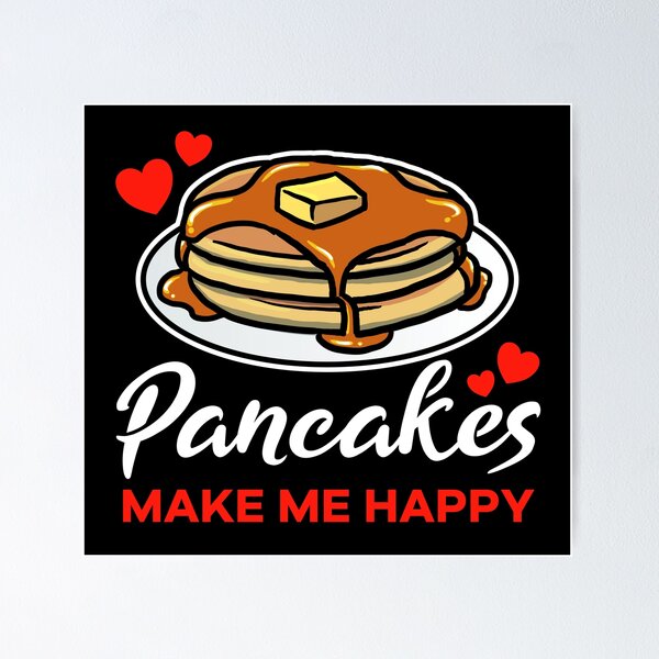 cute pancake drawing