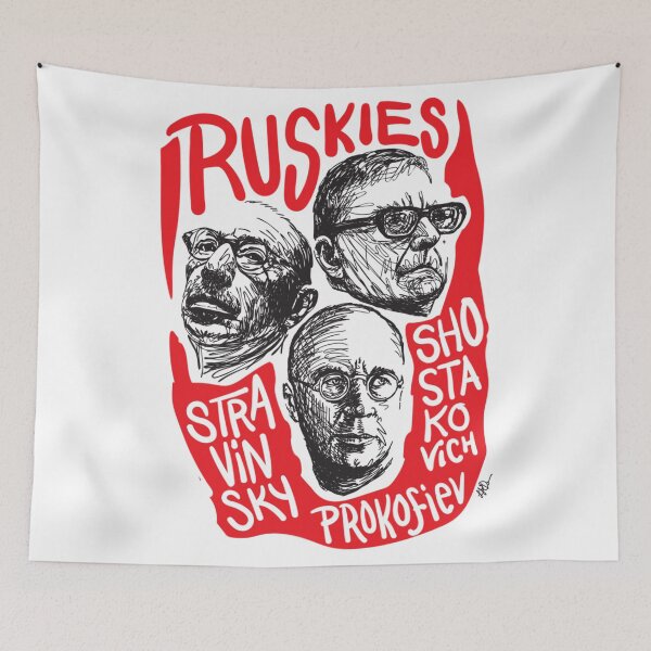 Item preview, Ruskies-Russian Composers designed and sold by Cruz-Saint.