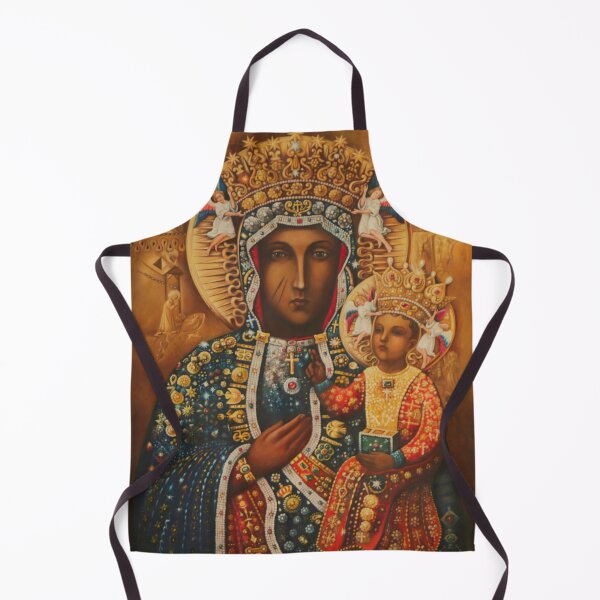Item preview, Our Lady of Czestochowa, Queen of Poland, Holy Mary Mother of God, Queen of Heaven and Earth designed and sold by PhaedraArt.