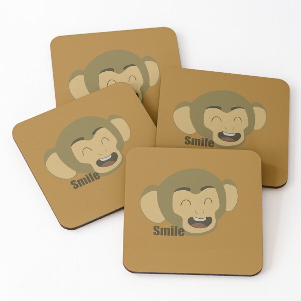 Item preview, Monkey smile face designed and sold by LianaTomson.