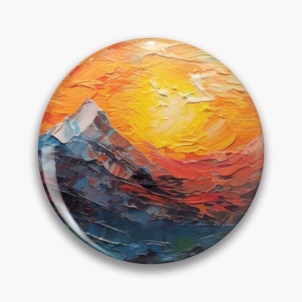 Item preview, Mountain artistic sense texture impasto brush strokes abstract decorative painting 05 designed and sold by UnaWu533.