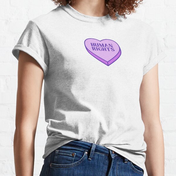 Human Rights Conversation Heart Classic T-Shirt