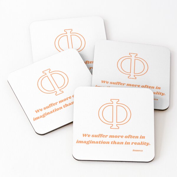 Item preview, We suffer more often in imagination than in reality. Philosophy symbol designed and sold by razaldo.