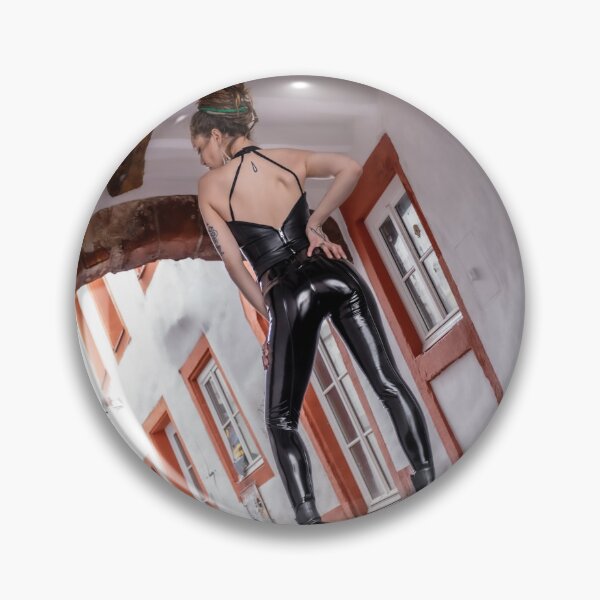 Item preview, leather pvc leggings dreads model photo trier designed and sold by Exylium.