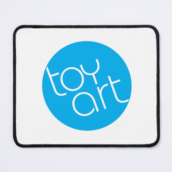 Item preview, Toy Art UK Logo - Circular Cyan On White designed and sold by SorryFrog.