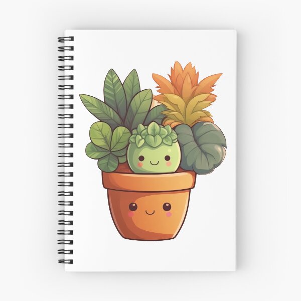 Item preview, Cute Kawaii Plant Friends designed and sold by CozyKawaiiArt.