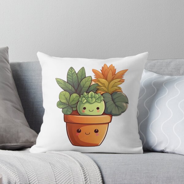 Item preview, Cute Kawaii Plant Friends designed and sold by CozyKawaiiArt.