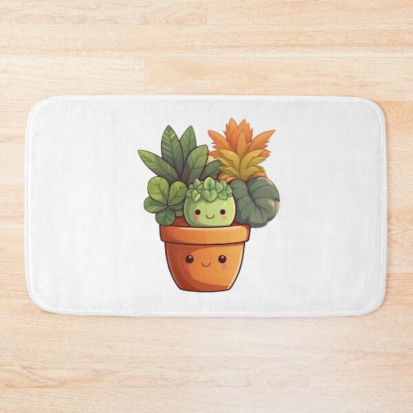 Item preview, Cute Kawaii Plant Friends designed and sold by CozyKawaiiArt.