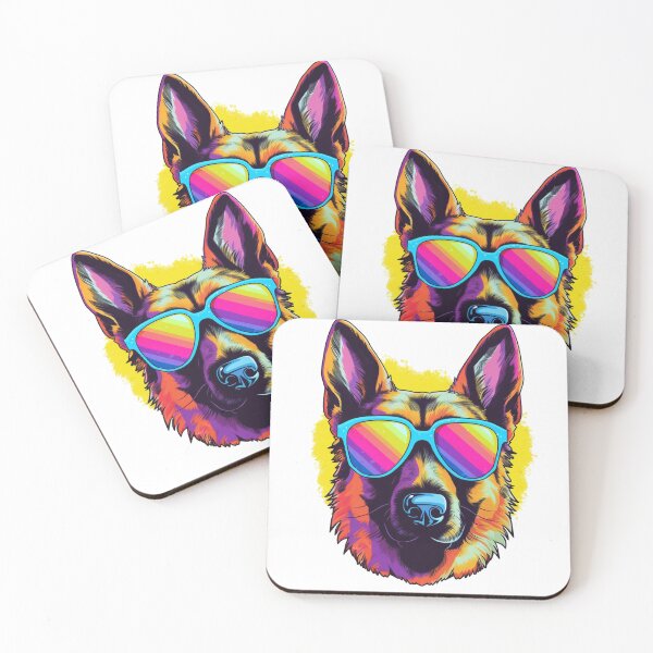 Item preview, Pretty Cool German Shepherd designed and sold by Fendal-Fabrics.