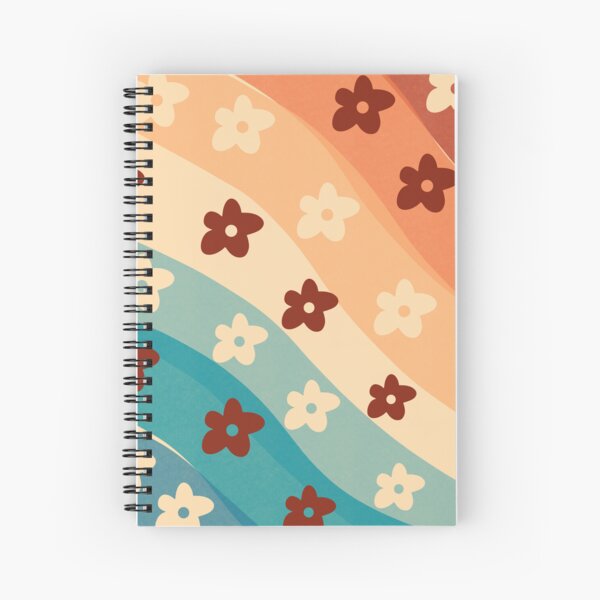 Groovy Blooms Cahier à spirale