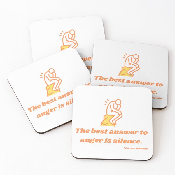 Item preview, The best answer to anger is silence.  designed and sold by razaldo.