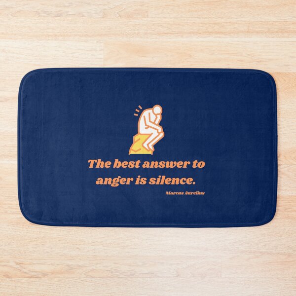 Item preview, The best answer to anger is silence.  designed and sold by razaldo.