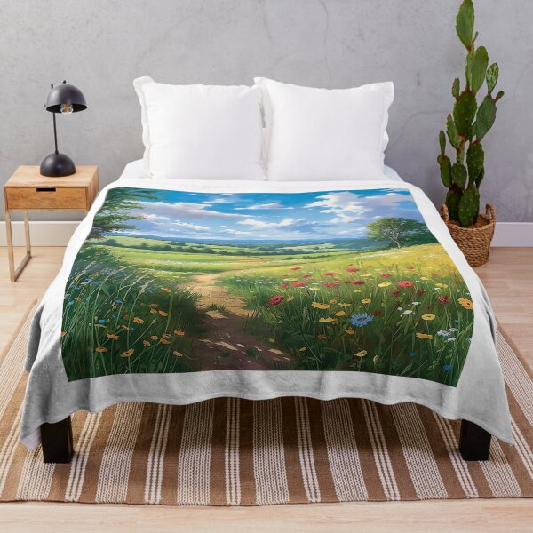 Item preview, Radiant Blossoms: Capturing the Beauty of Sunlit Fields designed and sold by TheMachineMind.