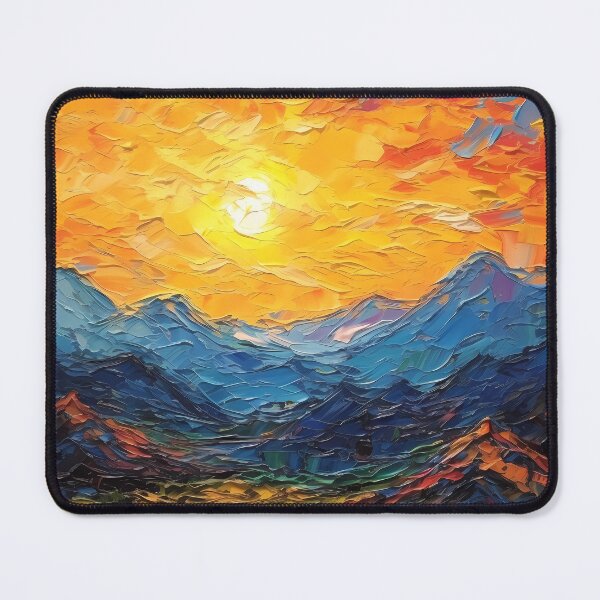 Item preview, Mountain artistic sense texture impasto brush strokes abstract decorative painting 06 designed and sold by UnaWu533.
