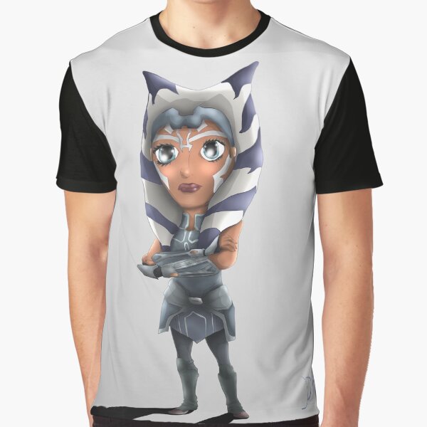 Vista previa del artículo con la obra «Ahsoka Tano Chibi», diseñado y vendido por DMDigitalManus.
