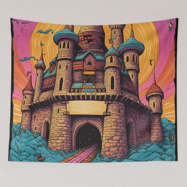Item preview, The Castle Beyond The Clouds designed and sold by waxmonger.