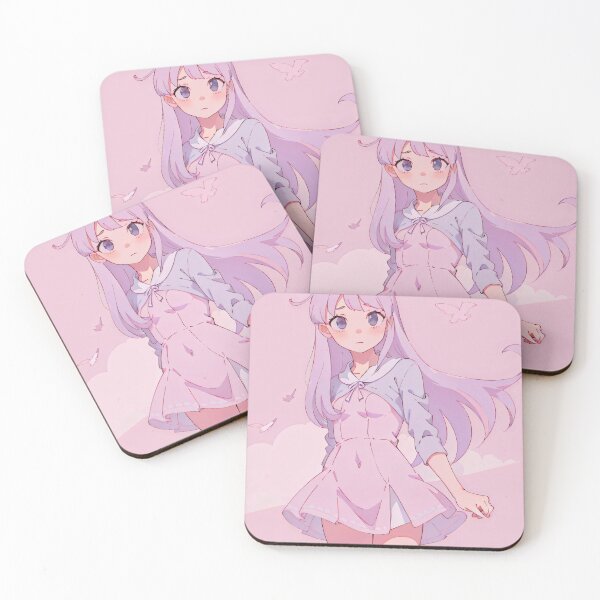 Item preview, Soft Pastel Girl in Captivating Anime Style designed and sold by Comethri.