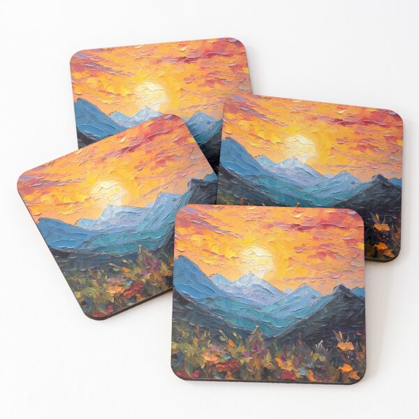 Item preview, Mountain artistic sense texture impasto brush strokes abstract decorative painting 09 designed and sold by UnaWu533.