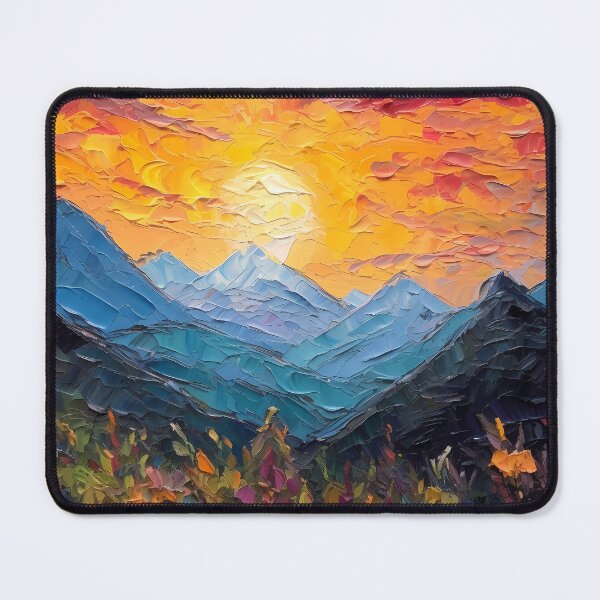 Item preview, Mountain artistic sense texture impasto brush strokes abstract decorative painting 09 designed and sold by UnaWu533.