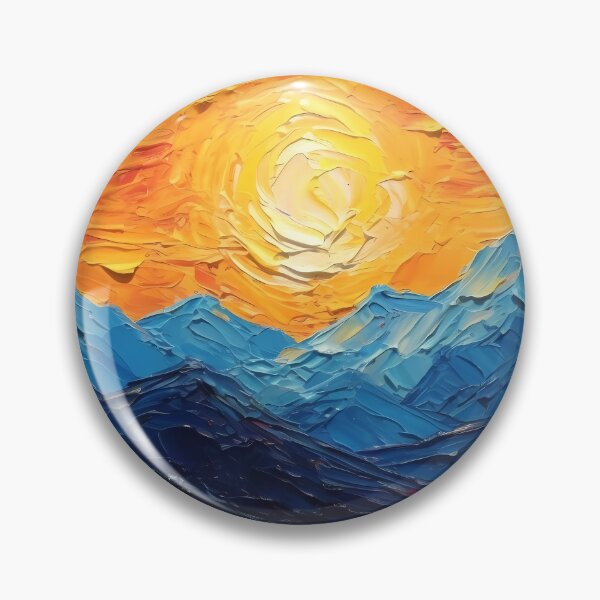 Item preview, Mountain artistic sense texture impasto brush strokes abstract decorative painting 10 designed and sold by UnaWu533.