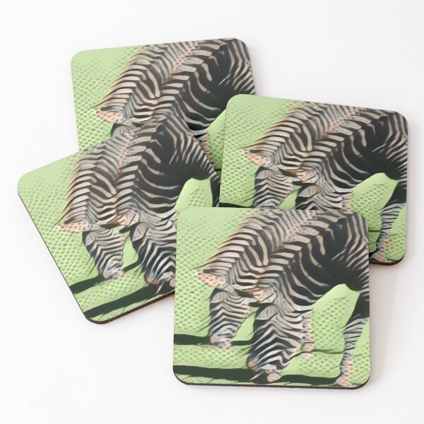Item preview, Zebra Double In Pointillism designed and sold by Fearless-Fox.