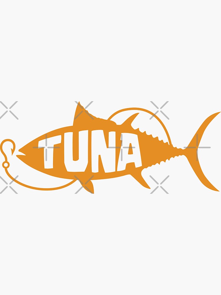 American Tuna Fish Sticker for Sale by Tazzroid