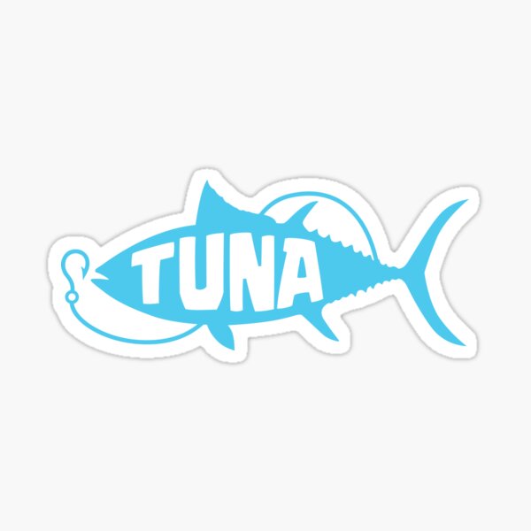 Bluefin Tuna Fishing Reef Rags Kiss-cut Stickers 