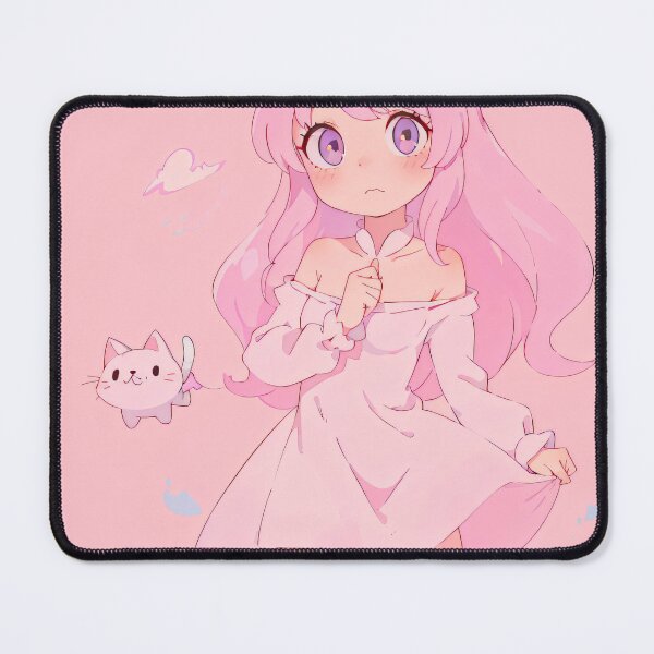 Item preview, Soft Pastel Girl in Captivating Anime Style designed and sold by Comethri.