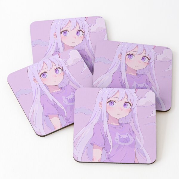 Item preview, Soft Pastel Girl in Captivating Anime Style designed and sold by Comethri.