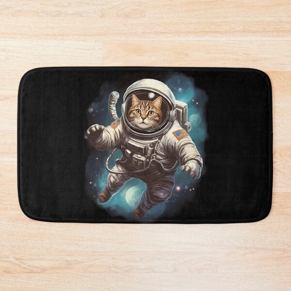 Item preview, Astronaut Cat In Outter Space designed and sold by purrestrial-co.