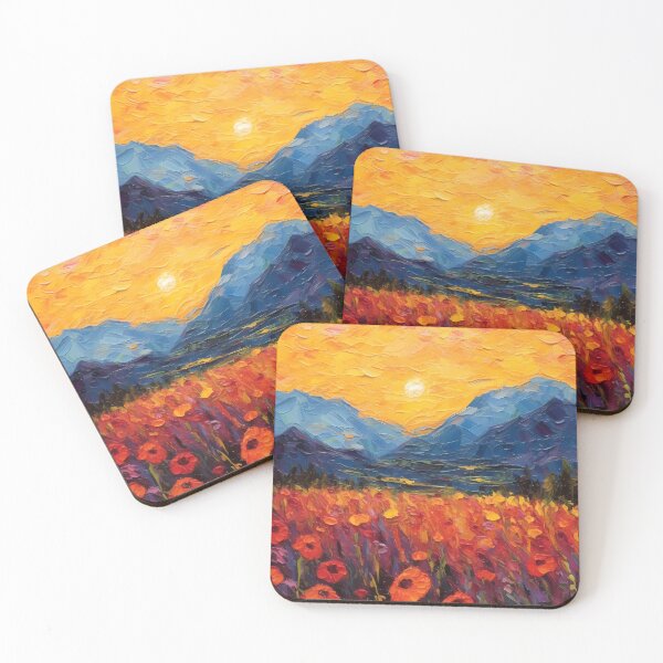 Item preview, Mountain artistic sense texture impasto brush strokes abstract decorative painting 15 designed and sold by UnaWu533.