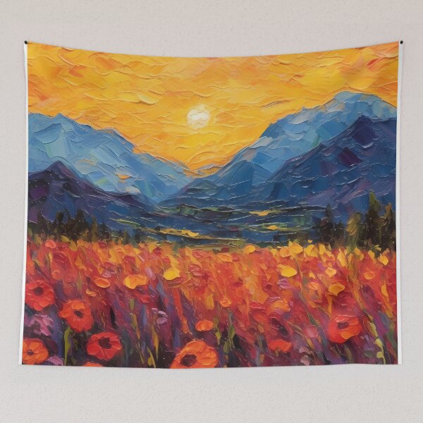 Item preview, Mountain artistic sense texture impasto brush strokes abstract decorative painting 15 designed and sold by UnaWu533.