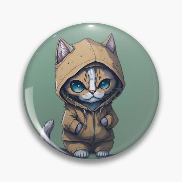 Item preview, Adorable Cat in a Hoodie designed and sold by Mostofus.