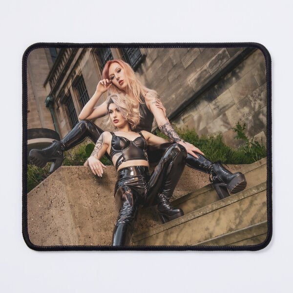 Item preview, girl girl photo pvc leggings designed and sold by Exylium.