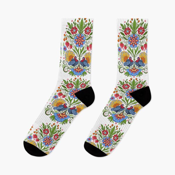 Item preview, birds turkeys, folklore flowers designed and sold by Hennagirl.