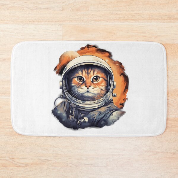 Item preview, Astronaut Space Cat designed and sold by purrestrial-co.