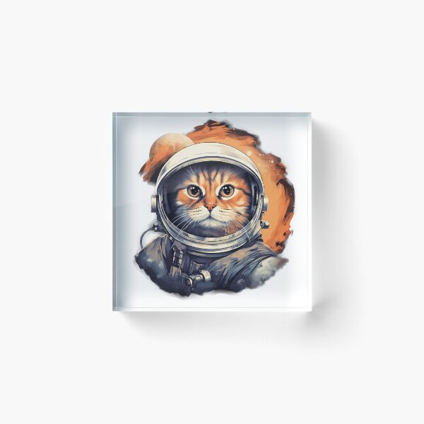 Item preview, Astronaut Space Cat designed and sold by purrestrial-co.