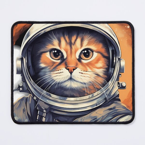 Item preview, Astronaut Space Cat designed and sold by purrestrial-co.