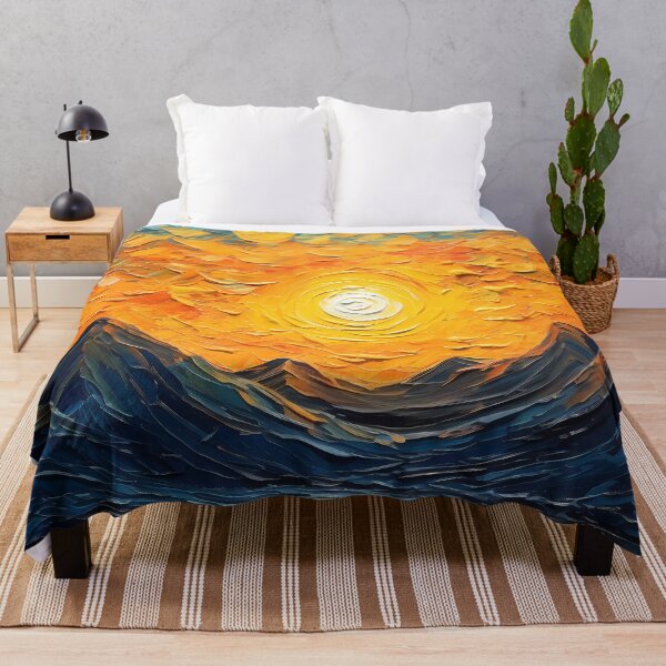 Item preview, Mountain artistic sense texture impasto brush strokes abstract decorative painting 16 designed and sold by UnaWu533.