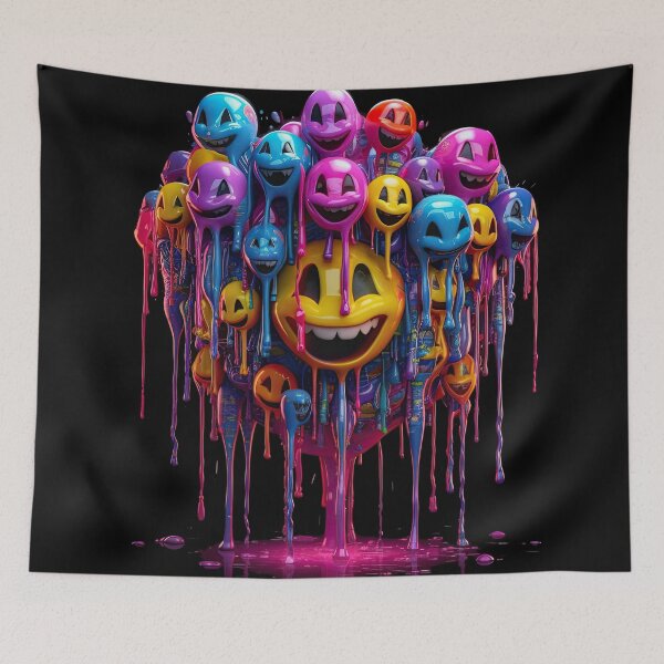 Item preview, The magical smiley Halloween party night at carnival designed and sold by Pixelboys.