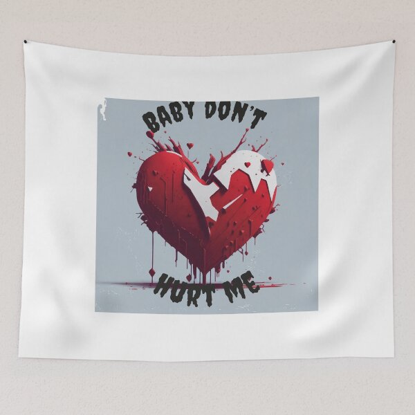 Item preview, Baby dont hurt me illustration designed and sold by heckcarminas.