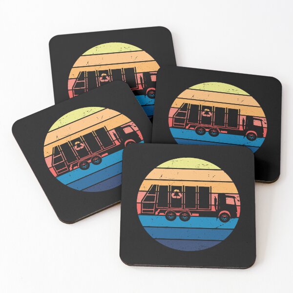 Item preview, Garbage Truck Vintage Recycling Garbage Vehicles designed and sold by Pubi.