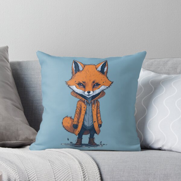 Item preview, Adorable Fox in a Raincoat designed and sold by Mostofus.