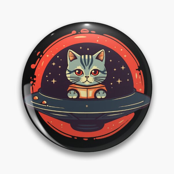 Item preview, Cute UFO Cat designed and sold by purrestrial-co.