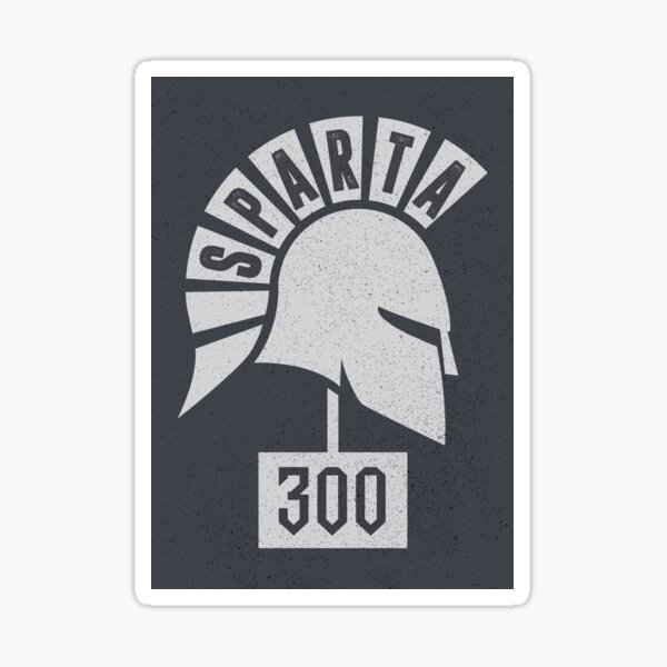 Placa Decorativa Filme 300 - This Is Sparta (27x27)
