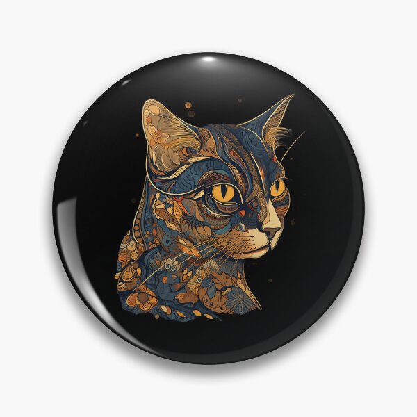 Item preview, Klimt Style Cat Meow Fantasy Design designed and sold by SADStyleDesigns.