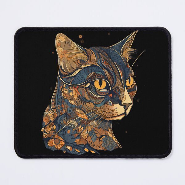 Item preview, Klimt Style Cat Meow Fantasy Design designed and sold by SADStyleDesigns.