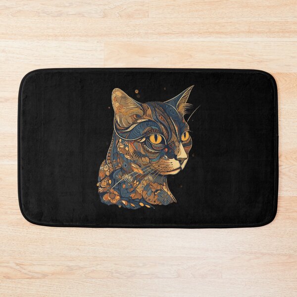 Item preview, Klimt Style Cat Meow Fantasy Design designed and sold by SADStyleDesigns.